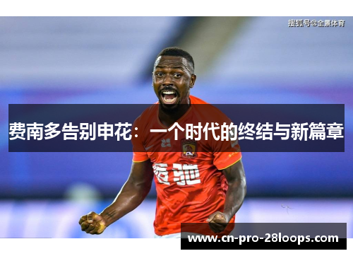 费南多告别申花：一个时代的终结与新篇章